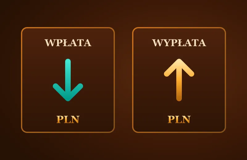 Dwie karty kasy casino Mafia: wpłata i wypłata w PLN